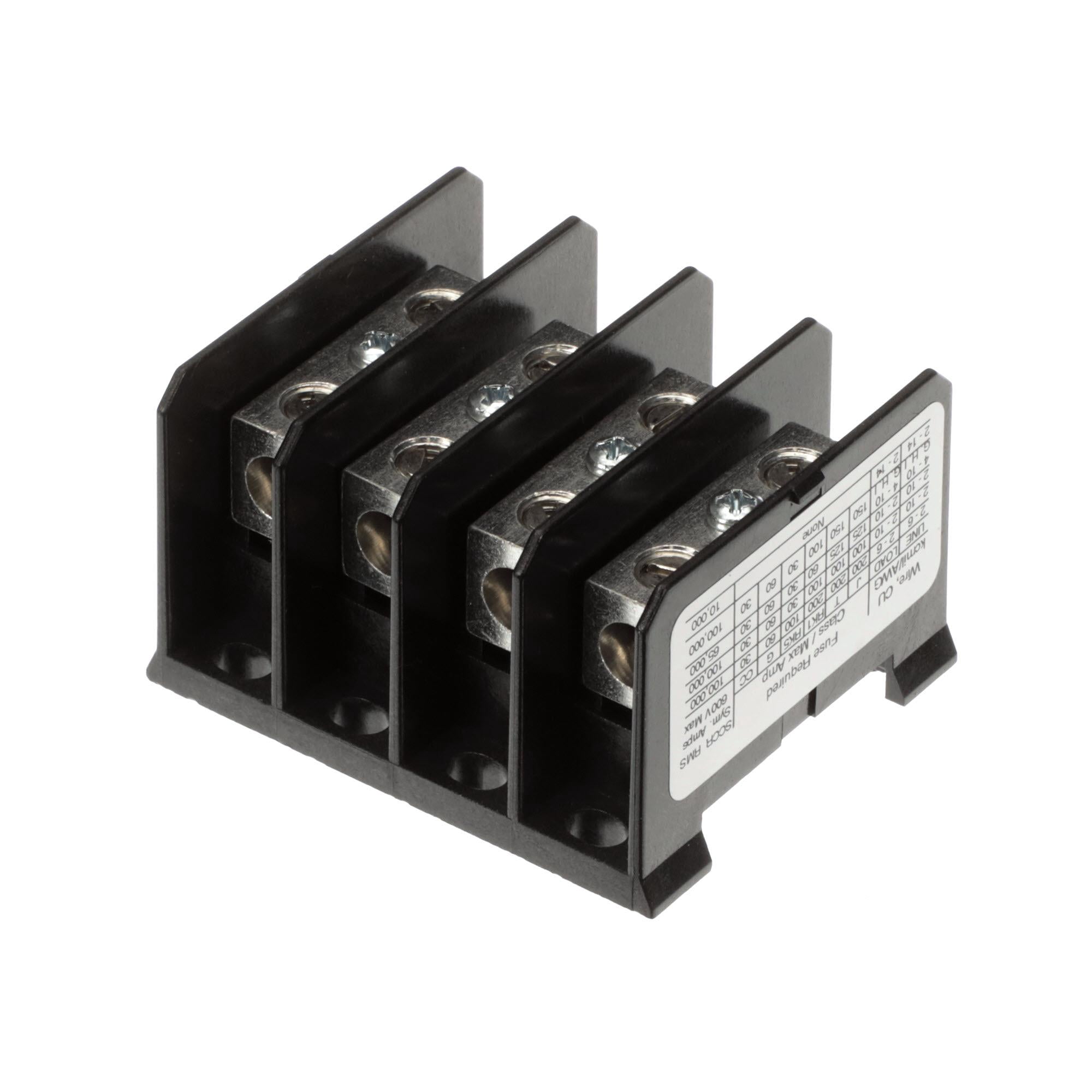 Bki Terminal Block, 4 P, 2-14 Awg, TB0125 - Genuine OEM Replacement Part