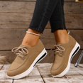 thumbnail image 6 of EKVAHL Orthopedic Dress Shoes for Women Lace Up Platform Casual Shoes, Soft Upper Comfort Walking Sneakers, Lightweight Non Slip Wedge Sole Daily Oxford Shoes, 6 of 6