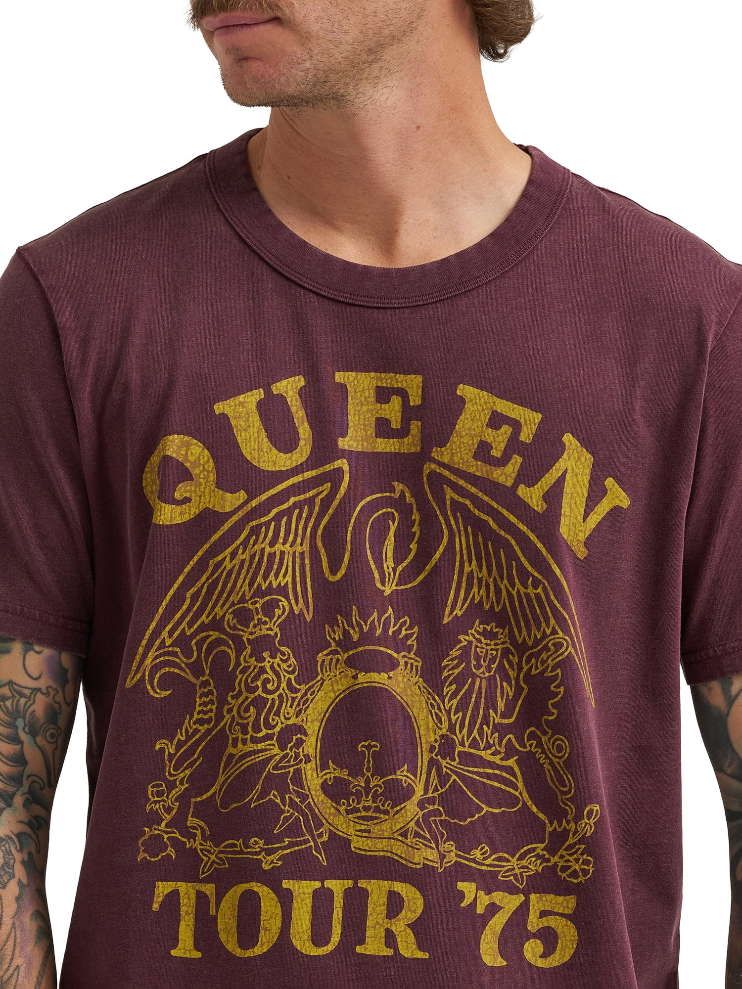 Wrangler® Men's Short Sleeve Queen Graphic Band Tee, Sizes S-3XL