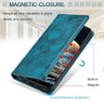 thumbnail image 3 of TECH CIRCLE Case For Galaxy S20 Ultra Case, Slim PU Leather Flip Folio Case Card Holders Kickstand Magnetic Shockproof Protective TPU Inner Wallet Cover for Samsung Galaxy S20 Ultra 6.9" 2020,Green, 3 of 7
