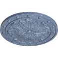 thumbnail image 3 of Ekena Millwork 20 1/2"OD x 1 1/2"P Foster Acanthus Leaf Ceiling Medallion (Fits Canopies up to 2 1/4"), Hand-Painted Americana Crackle, 3 of 6