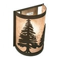 thumbnail image 5 of Meyda Tiffany 200796 Tall Pines Left 12" Tall Wall Sconce - Bronze, 5 of 5