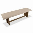 thumbnail image 3 of Magnussen Home Marcel Harvest Brown Bench, 3 of 7