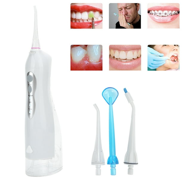 Irrigador bucal casero Irrigador bucal electrico Dispositivo portatil de limpieza de dientes Irrigador bucal electrico El mejor de su clase