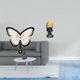 thumbnail image 2 of Reloj De Pared Acrílico Con Forma De Mariposa Para Oficina, Comedor, Habitación Infantil, Casa De Campo Con Estatua De Mujer Africana, Adorno De Mesa, Figura De Resina, Escultura Creativa,, 2 of 8