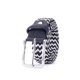 thumbnail image 2 of Minnieouse Cinturón trenzado Mujeres Hombres Pantalones Cintura Ropa decorativa Cintura Banda Casual Holeless Pin Hebilla Correa de nylon Transpirable Cinturones Azul y blanco Minnieouse  AP012253-04, 2 of 6