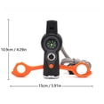 thumbnail image 3 of 7-in-1 Survival Whistle & Emergency Kit, Multi-Functional ABS Gear with LED Light, Thermometer, Compass, Magnifier, Signal Mirror, Storage Compartment for Outdoor Camping, Hiking & Safety, 3 of 8