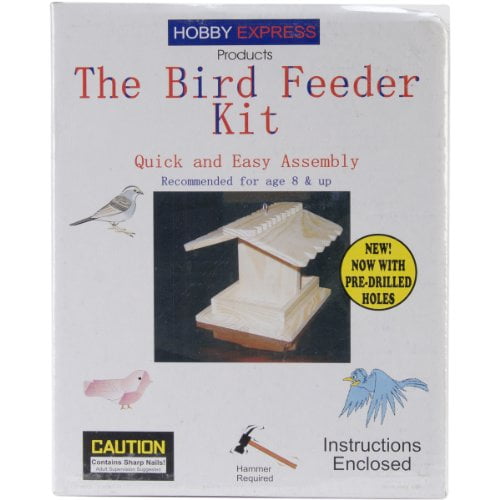 Hobby Express Bird Feeder Kit Quick and Easy Assembly