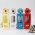 thumbnail image 2 of Paokuoon Drinking Water Cup 700ml Leak proof Water Bottle Ins Style Creative Square Daily Use Cup, 2 of 9