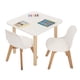 thumbnail image 1 of Mesa cuadrada Duduk con 2 Sillas Frankfurt Blanco Barniz, 1 of 5