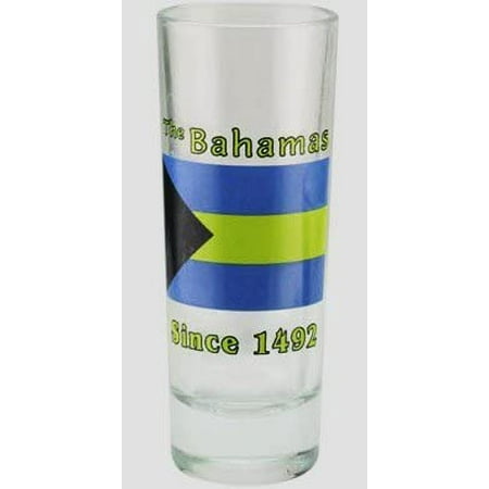 

Bahamas Flag Clear Shooter Shot Glass