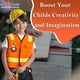 thumbnail image 5 of Disfraz de obrero de la construcción para niños Dress Up America, 5 of 7