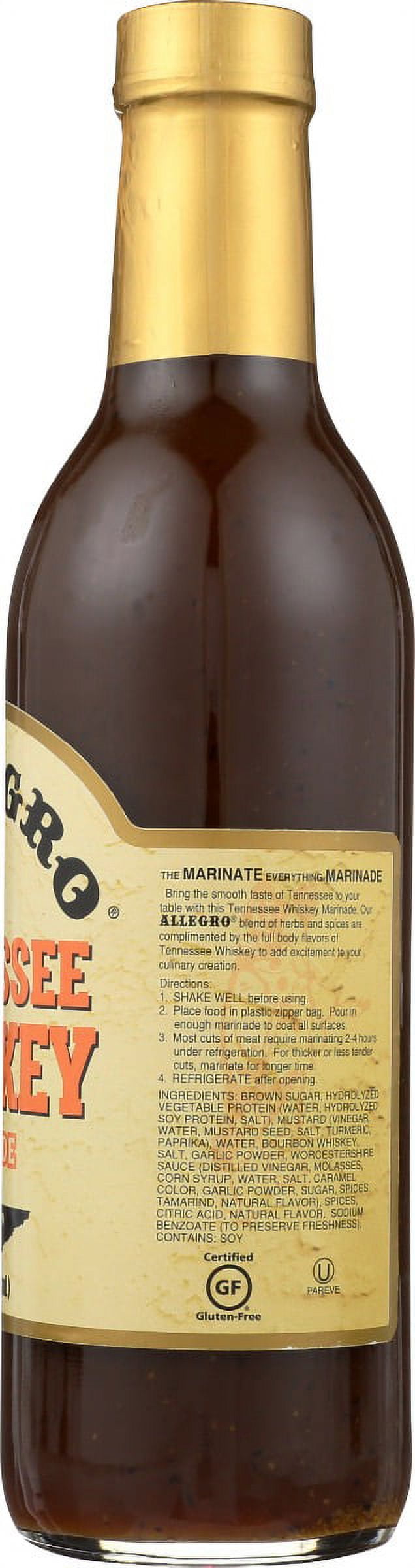 (4 pack) Allegro Tennessee Whiskey Marinade, 12.7 fl oz
