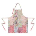 thumbnail image 2 of Pioneer Flower Floral Print Pattern Apron-Garden Aprons for Women with Pockets-Cotton Linen Waterproof Kitchen Cooking Gardening Aprons Adjustable for Kitchen,Cooking,BBQ and Salon 33x27 Inch, 2 of 7