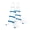 White/Blue 2.0, variant on Funsicle 42" SureStep Pool Ladder, for Above Ground Swimming Pools, Blue & White