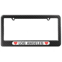 Los Angeles Love with Hearts License Plate Frame