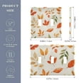 thumbnail image 2 of Yayeee Toggle Light Switch Wall Plate 2-Gang 4.56"x4.48" Decorative Outlet Cover, Beige Autumn Leaves, 2 of 7