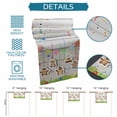 thumbnail image 6 of Groundhog Day Table Runner - 48 Inch Long Colorful Ribbon Spring Vintage Cotton and Linen Blended Dress Scarves Farmhouse Table Runner for Kitchen Dining, Coffee Table, 13" x 48", 6 of 8