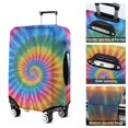 thumbnail image 5 of Rainbow Tie Dye Mandala Pattern Luggage Cover Fashion Suitcase Cover Baggage Covers Fit 25-28 Inch Luggage (Go Travel), 5 of 5