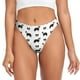 thumbnail image 1 of Fotbe Border Collie Dog Tanga Sin Costuras para Mujer con Estampado – Panties Invisibles, Transpirables y Cómodos para Uso Diario-4X-Large, 1 of 6