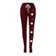 thumbnail image 4 of Gibobby leggings y Pantalones de moda para mujer, cómodos pantalones de pijama con pierna recta, pantalones de yoga con cordón, pantalones de pijama de bloque de color transpirables（Rojo， XXL), 4 of 5