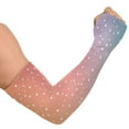 thumbnail image 2 of ALAZA Gradient Polka Dots UV Sun Protection Arm Sleeves UPF 50+ Compression Cooling Sleeve 1 Pair, 2 of 7