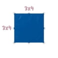 thumbnail image 2 of Lona Impermeable Para Exterior Reforzada Con Ojillos Azul 3x4 m, 2 of 5