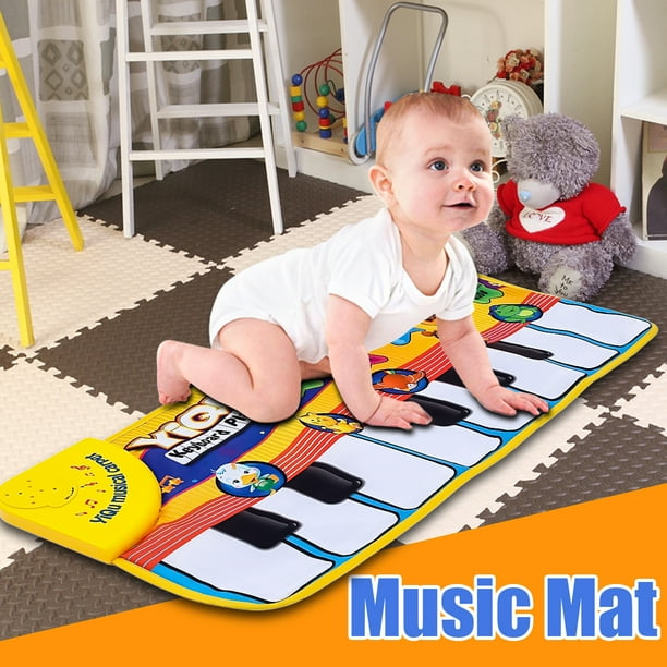 Piano Music Mat, Keyboard Play Mat Music Dance Mat with 13 Keys Piano