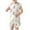 White, variant on Posijego Girls Cotton Pajama Sets Floral Cartoon Print Tank Tops and Shorts Set Summer Pjs Outfits Size 2-10 Years