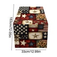 thumbnail image 3 of Uklsqma Star Multicolore Chemin de Table Imprimé, Polyester Tissé Style Lin 183 x 33 cm pour Décoration de Table à Manger, 1 Pce, 3 of 6