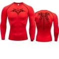 thumbnail image 3 of Camiseta de compresión con estampado de Anime para hombre, camiseta para correr, ropa deportiva de secado rápido para Fitness, camisetas transpirables de manga corta para deportes de gimnasio, 3 of 5