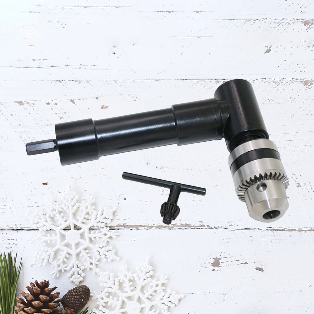 Raindrops Drill Attachment Adapter Black 90 Degree Angle Bend for Electric and Cordless Right Angle Drills