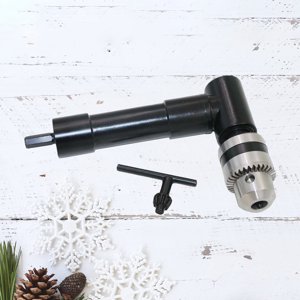 Raindrops Drill Attachment Adapter Black 90 Degree Angle Bend for Electric and Cordless Right Angle Drills