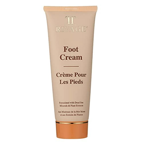 RIVAGE NATURAL DEAD SEA MINERALS FOOT CREAM 100ml FORMULATED with DEAD SEA MINERALS