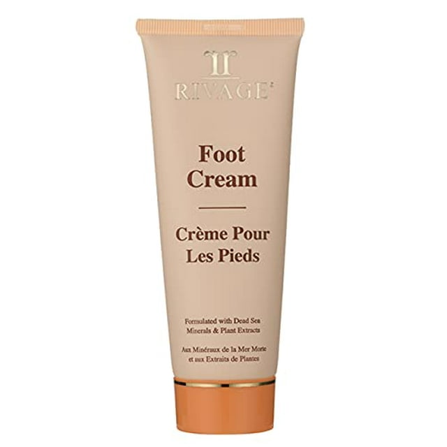 RIVAGE NATURAL DEAD SEA MINERALS FOOT CREAM 100ml FORMULATED with DEAD SEA MINERALS