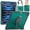 Green, variant on for iPad Pro 13 13.0" 2025 M5 / iPad Pro 13 13.0" 2024 M4 Case, TPU Hybrid Shockproof Protective PC Clear Back Case Cover with Pencil Holder / 360° Swivel Stand / Shoulder Strap for Kids - Khaki