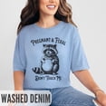 thumbnail image 3 of Pregnancy Humor T-Shirt for Women – Comfort Color Sarcastic Mom To Be Tee – Don't Touch Me Funny Maternity Shirt, 3 of 6