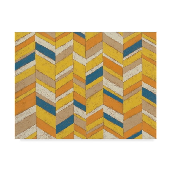 Trademark Fine Art 'Modern Chevron I' Canvas Art by Chariklia Zarris