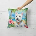 thumbnail image 2 of Westie Luau Throw Pillow 18 in x 18 in, 2 of 5