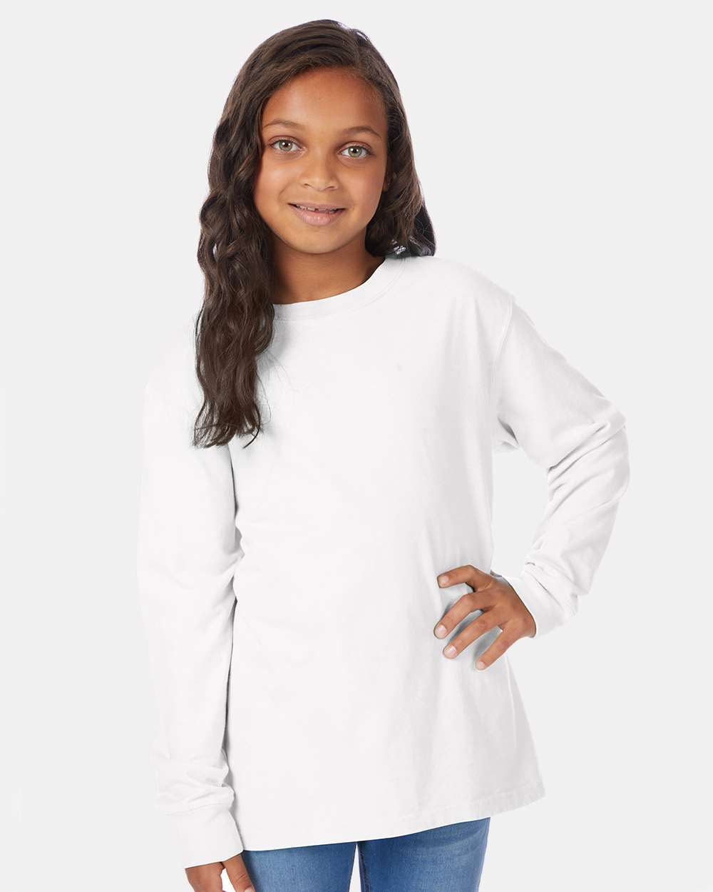 ComfortWash by Hanes GarmentDyed Youth Long Sleeve TShirt GDH275