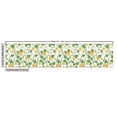 thumbnail image 3 of Ambesonne Floral Fabric by the Yard Upholstery, Flowering Daffodil Blossoms, 2 Yards, Fern Green Pale Orange, 3 of 5