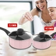 thumbnail image 2 of Aluminum Alloy Non-Stick Cookware Set, Pots and Pans - 8-Piece Set, 2 of 7