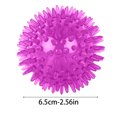 thumbnail image 2 of Squeaky Spiky Dog Ball Toy Floating Bouncy Dental Teeth Cleaning Chew Ball for Small Medium Dogs Interactive Play Ball Toy,1pack,Purple, 2 of 4