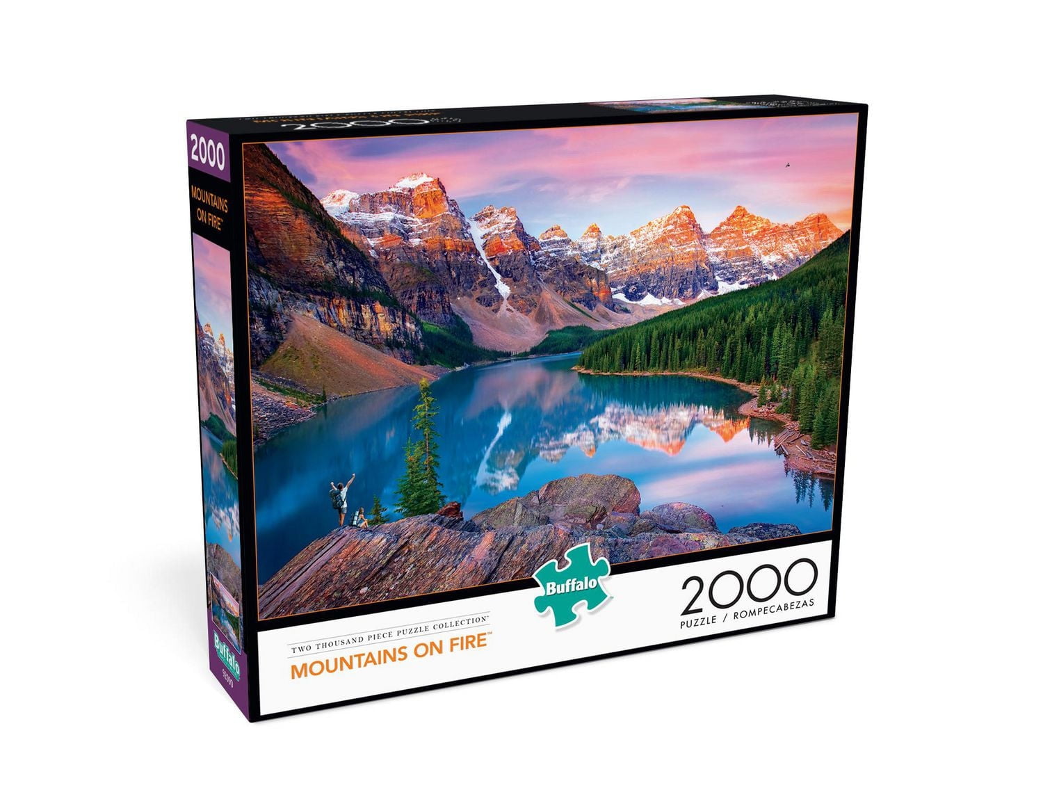 Buffalo Games - Photo & Art - Mountains on Fire - 2000 Piece Jigsaw Puzzle