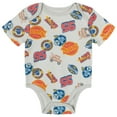 thumbnail image 5 of Disney Cars Baby Boys' 5-Pack Short Sleeve Bodysuits Racing Multi, 5 of 5