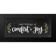 thumbnail image 2 of Imperfect Dust 24x12 Black Modern Framed Museum Art Print Titled - Comfort and Joy, 2 of 5