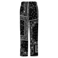 thumbnail image 6 of Paisley Bandana Winter Female Pants Flannel High Waist Women Pants Lady Warm Straight Leg Plush Trousers, 6 of 7