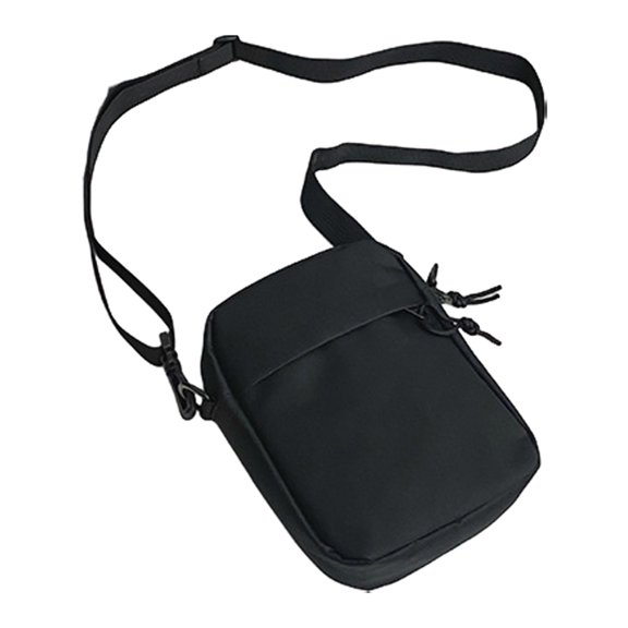 bestolf Unisex Crossbody Sling Bag Oxford Fabric Shoulder Bag Small Crossbody Bag with Adjustable Strap for Men Women Daily Commute Street (Black )