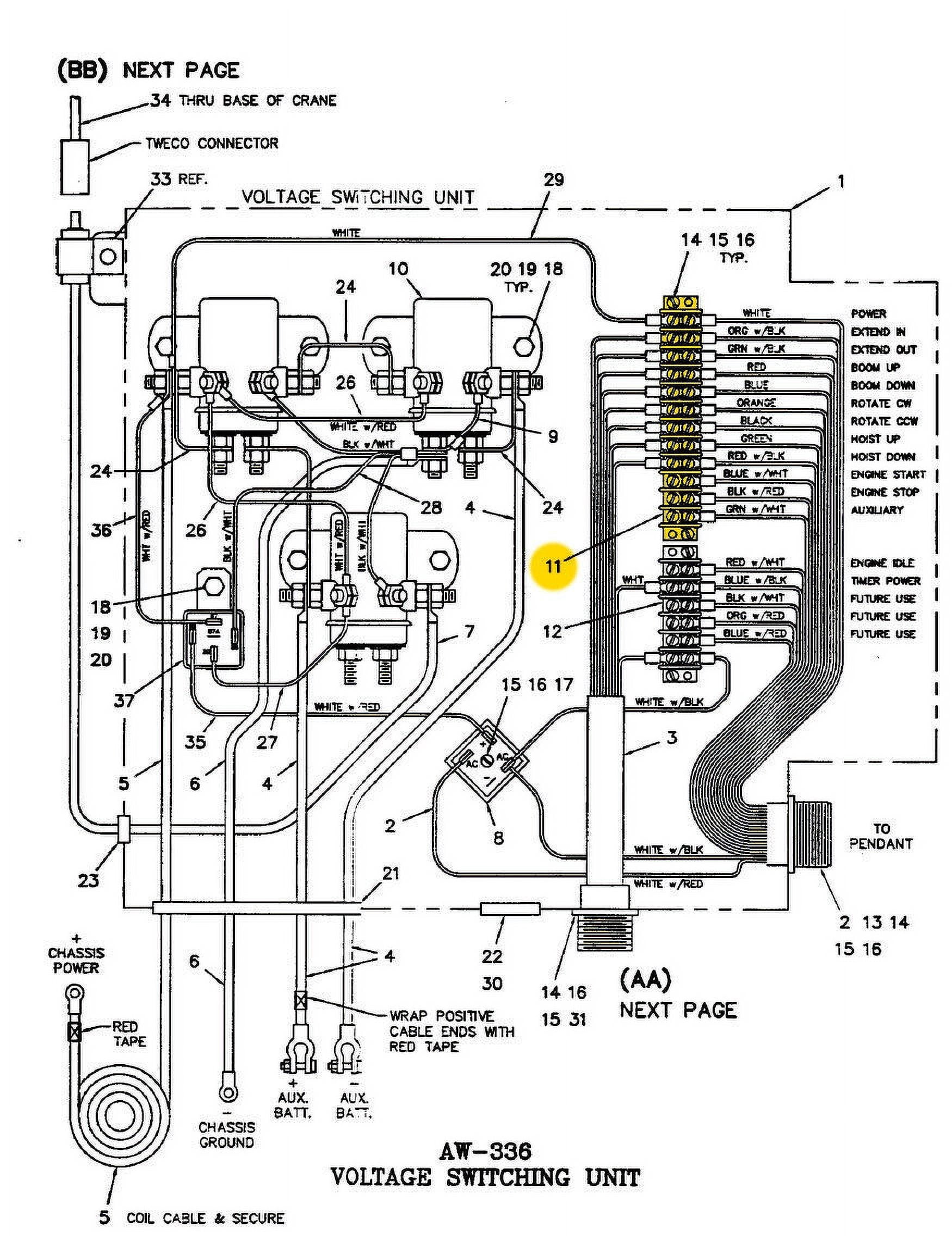 Auto Crane 635200000, Terminal Block, 12 Station