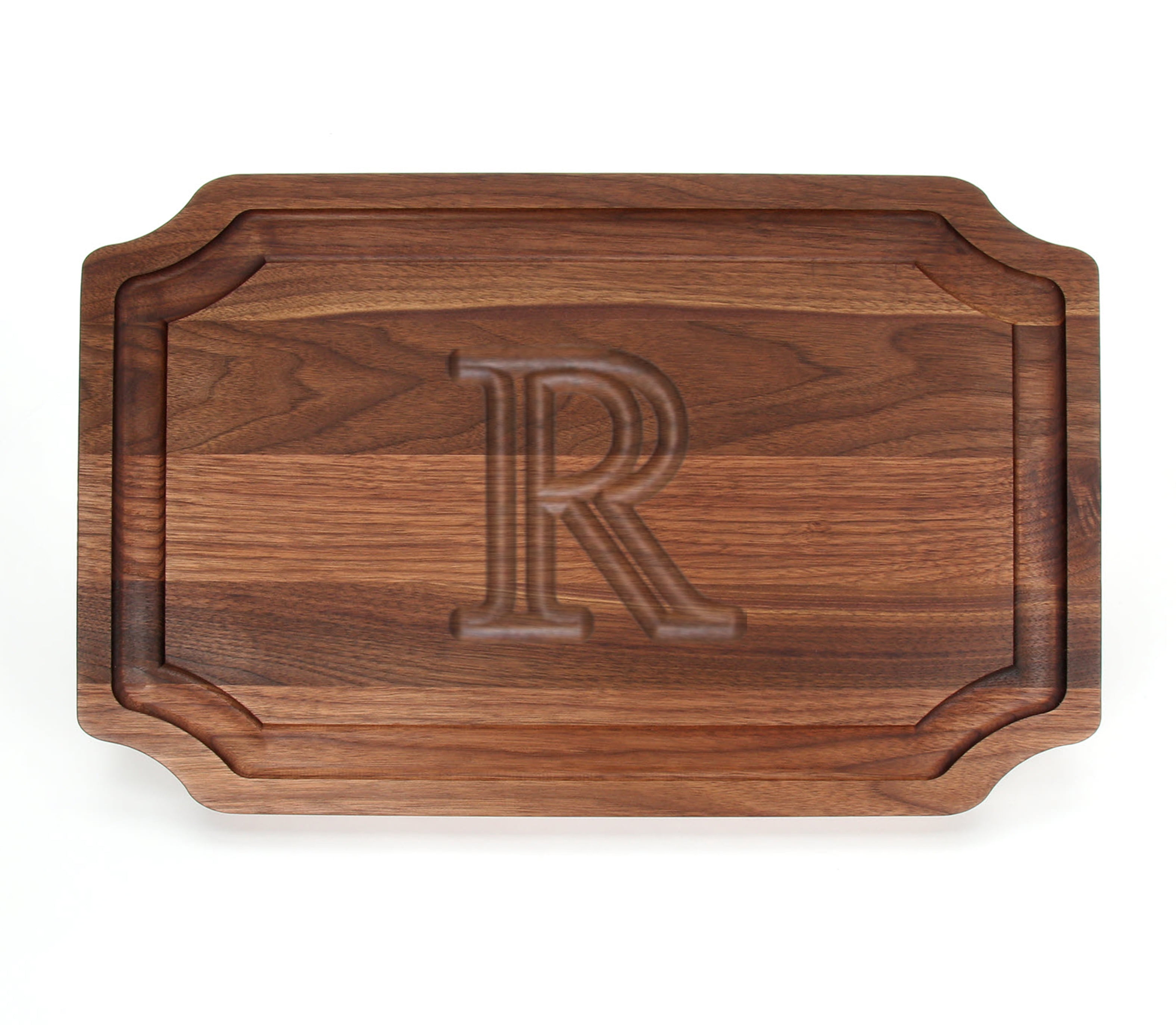 BigWood Boards W300R Cutting Board, Monogrammed Wedding Gift Cutting
